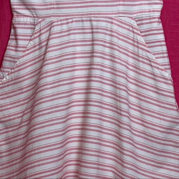 JUN & IVY PINK STRIPE RETRO SUNDRESS SIZE S - Picture 3 of 10